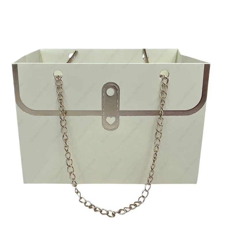 Flower Bouquet Gift Bags | Paper Tote for Valentine's & Parties