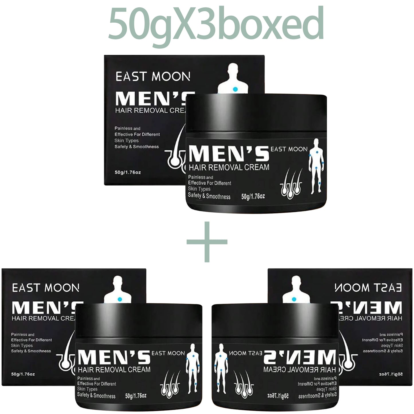 Men's Aloe Hair Removal Cream – Painless & Nourishing 50g
