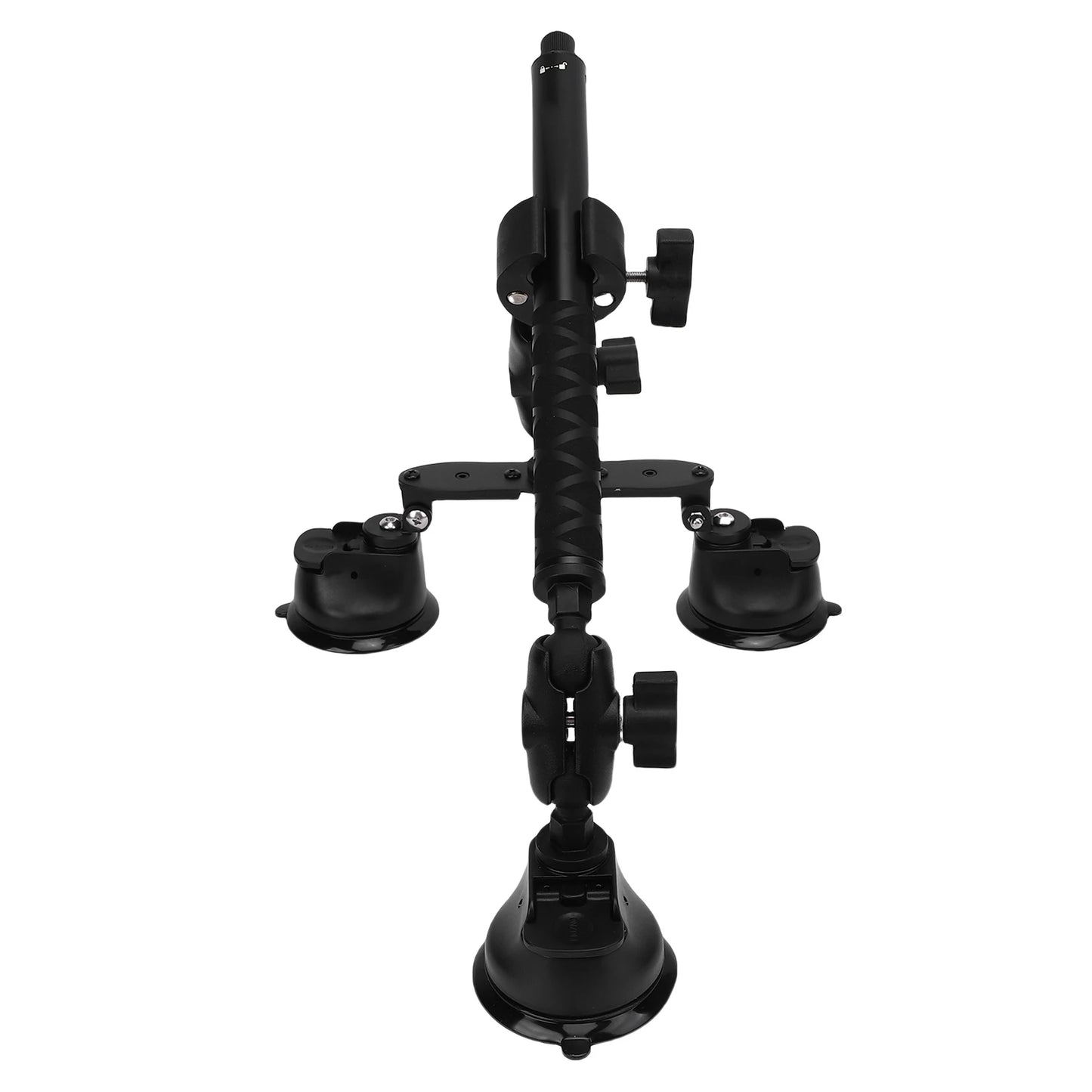Triple Suction Cup Car Mount for Insta360 X5 X4 X3 + 45" Selfie Stick