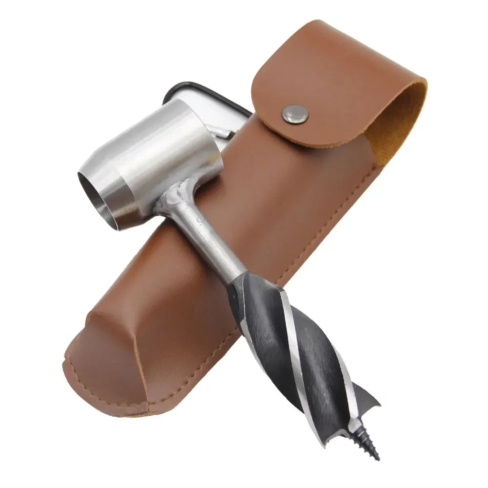 Outdoor Carpenter Drill Bits for Camping Survival Tools Drilling Holes Chopping Wood Accessories Four Blade Support Drill Bits Peaceful Pleasures Health and Wellness 1PC hand drill