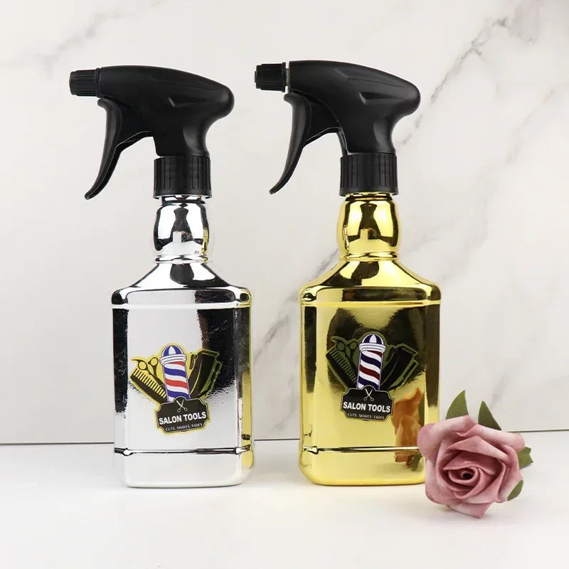 2pcs 300ML Empty Refillable Fine Mist Watering can for Salon Haircut and Barber Stylist Portable Hairdressing Tools Peaceful Pleasures Health and Wellness