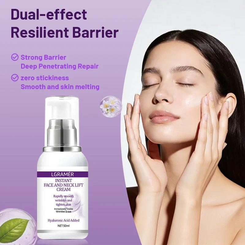 LGRAMER Face & Neck Firming Cream | Hyaluronic Acid 50ml