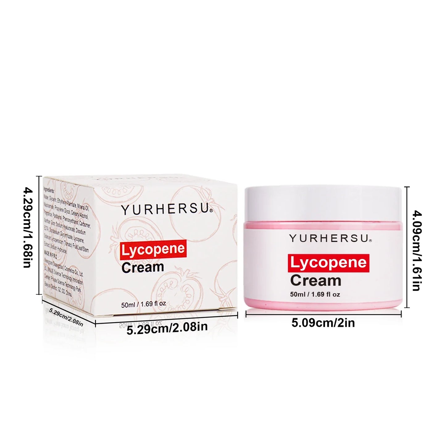 YURHERSU Lycopene Face Cream – Brighten & Glow Naturally 50ml