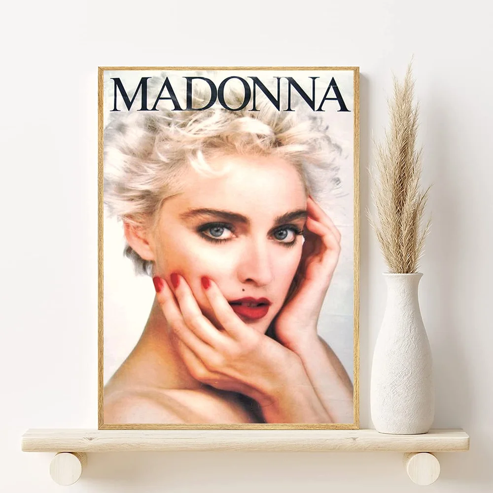Madonna Bad Girl Retro Print Poster HD art sticky wall waterproof home living room bedroom bar aesthetic decoration Peaceful Pleasures Health and Wellness z28 50X70cmNoframe