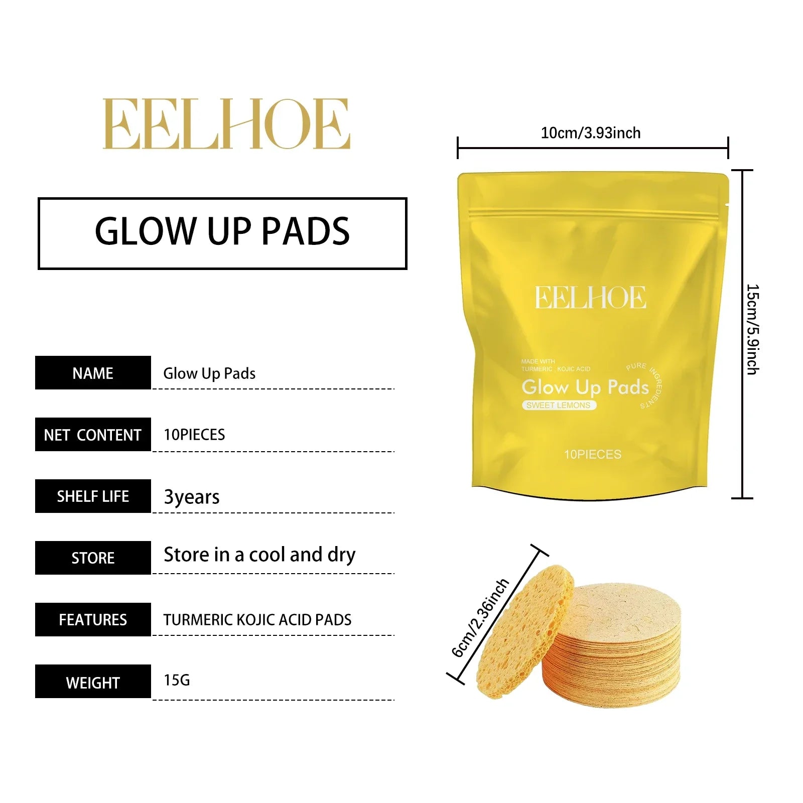 Turmeric Cleansing Pads – Deep Clean, Oil Control, Acne Care Peaceful Pleasures Health and Wellness