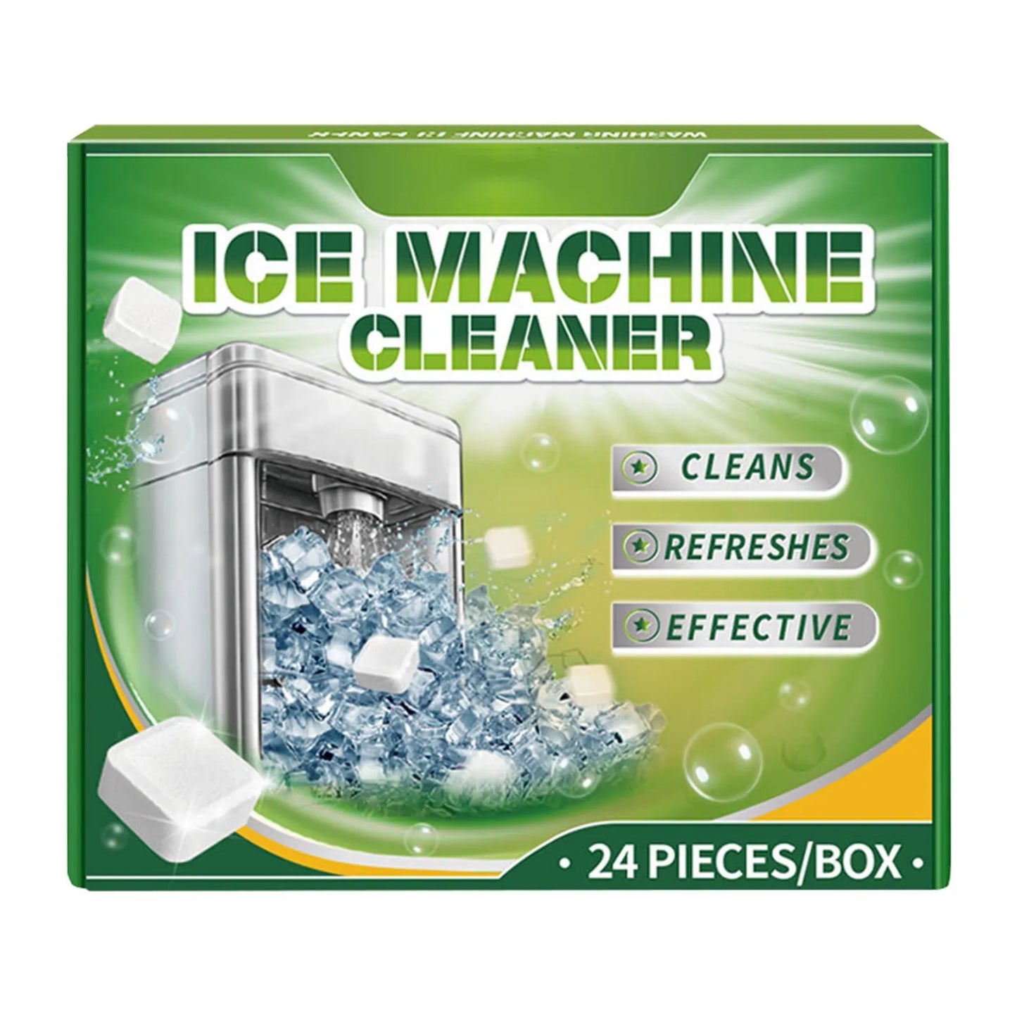 12-Pack Ice Maker Cleaner Descaler Tablets – All Machines