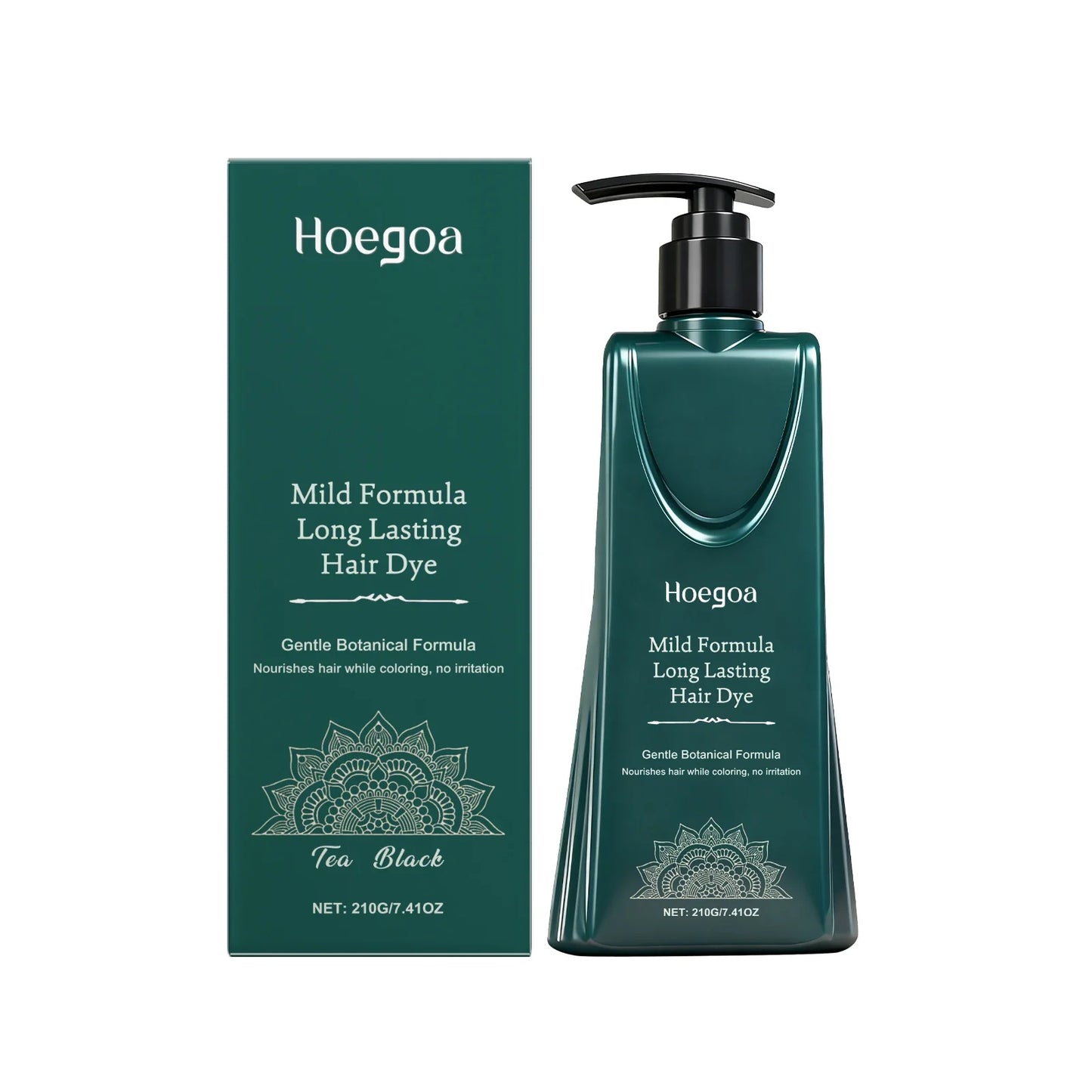 HOEGOA Herbal Hair Darkening Shampoo – Gray Coverage 210g