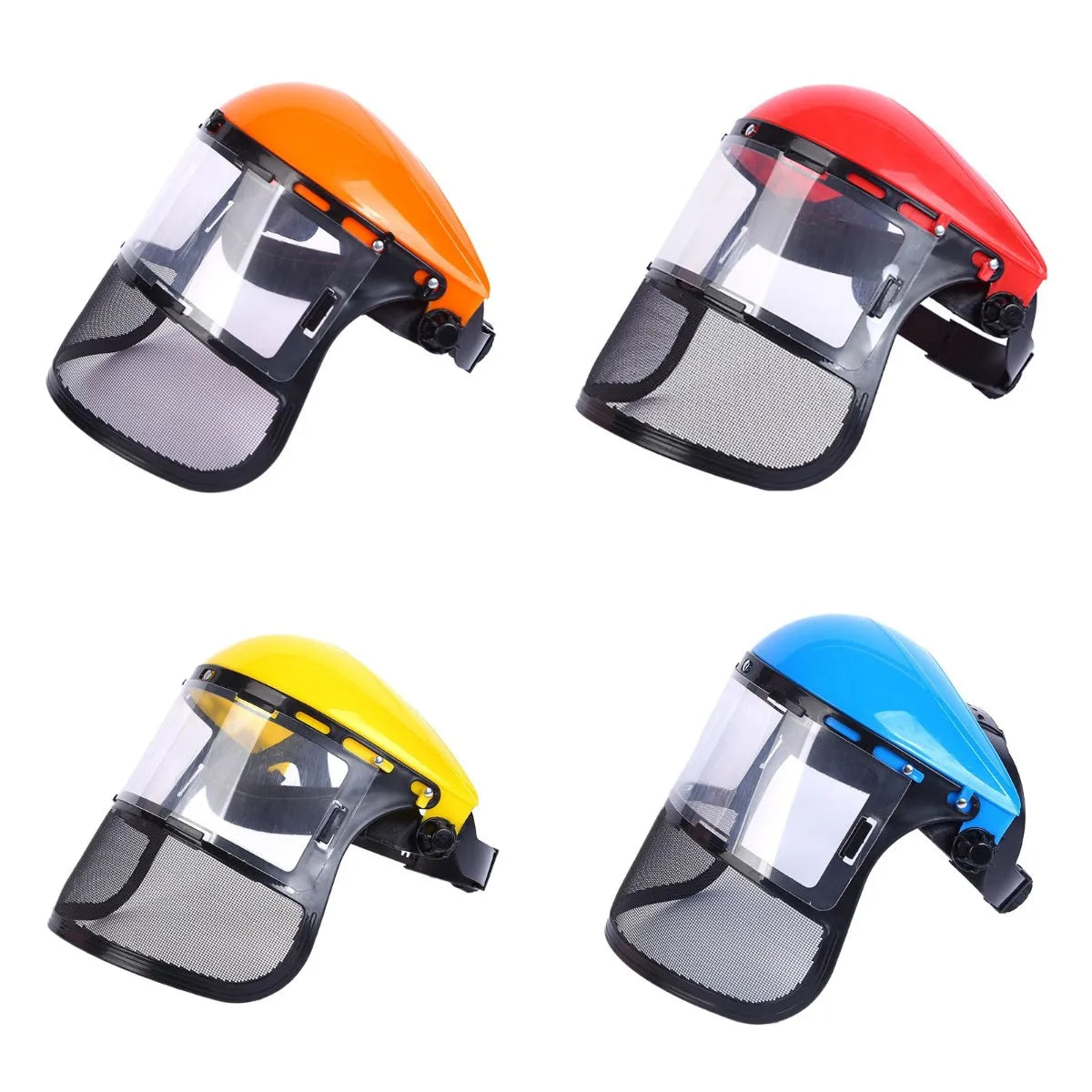 Safety Head-Mounted PVC Protective Mask Anti-Splashing Grass Anti Dust Mask For Cutting Hat Avoid Face Screen Protection Mask Peaceful Pleasures Health and Wellness