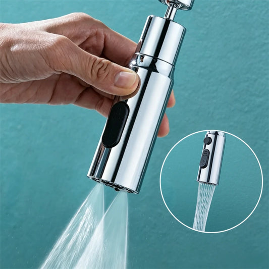 1pc Kitchen Faucet Aerator Faucet 3 Modes Bathroom Anti-splash Sprayer Kitchen Taps Anti-Splash Tap Booster Shower Filter Peaceful Pleasures Health and Wellness