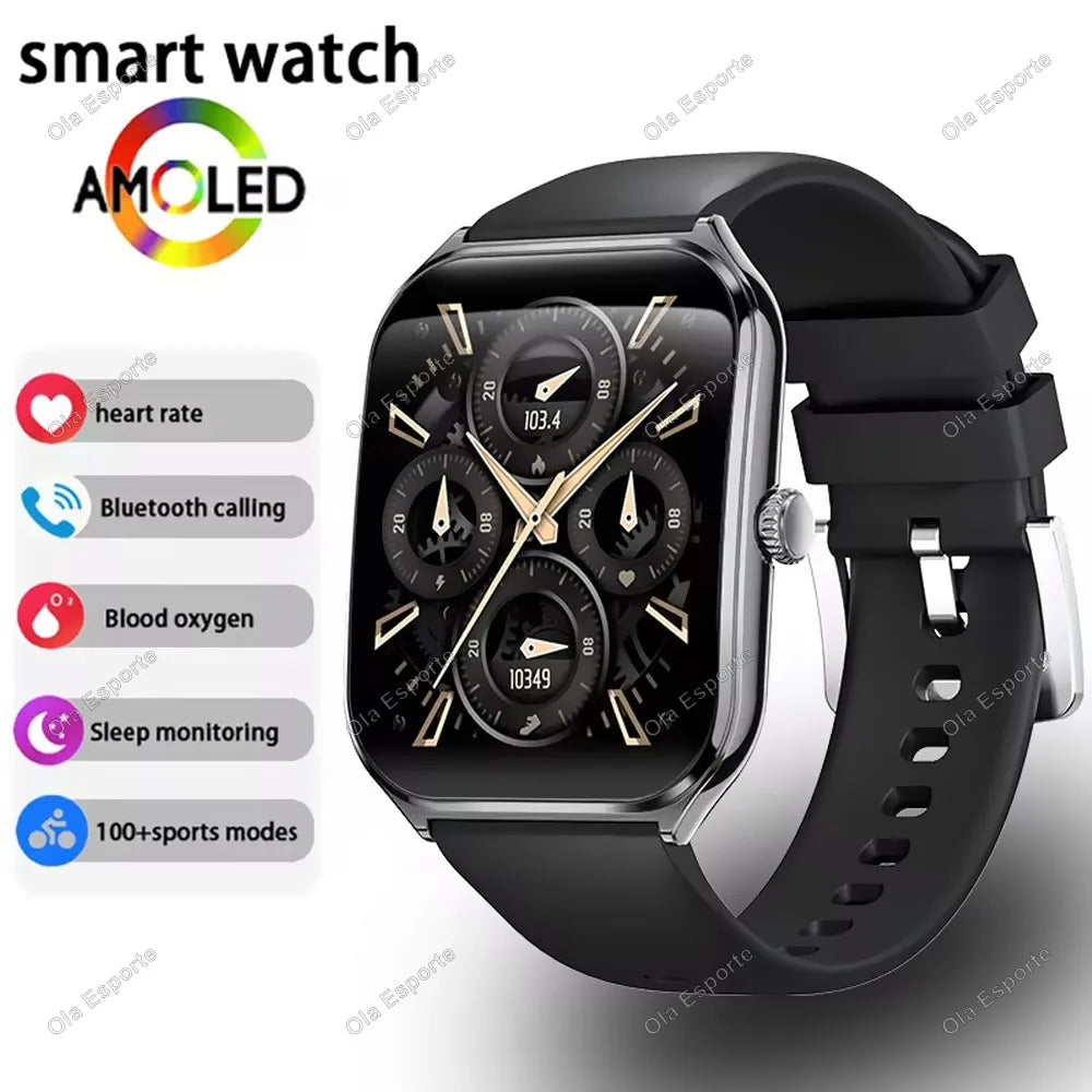 Ola Esporte 1.96" AMOLED Smartwatch | BT Calling & Fitness