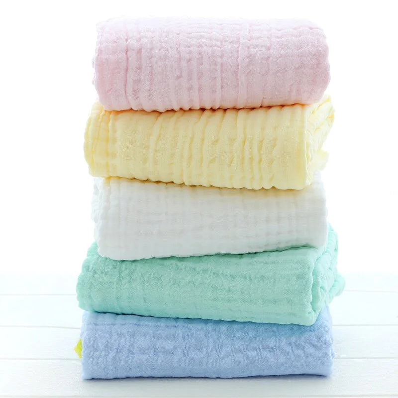 Baby Muslin Swaddle Blanket | 6-Layer Cotton 105x105cm