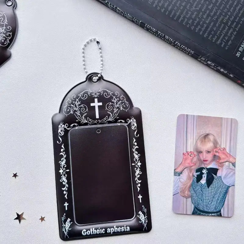 Kpop Photocard Holder Transparent Display Case & Keychain