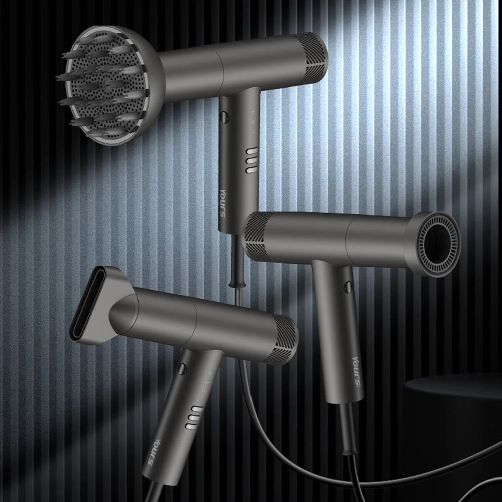 Salon Hair Dryer Professional Blow Drier Hot and Cold Adjustment Hair Dryer Machine Powerful Negative Ion Home Appliance Peaceful Pleasures Health and Wellness