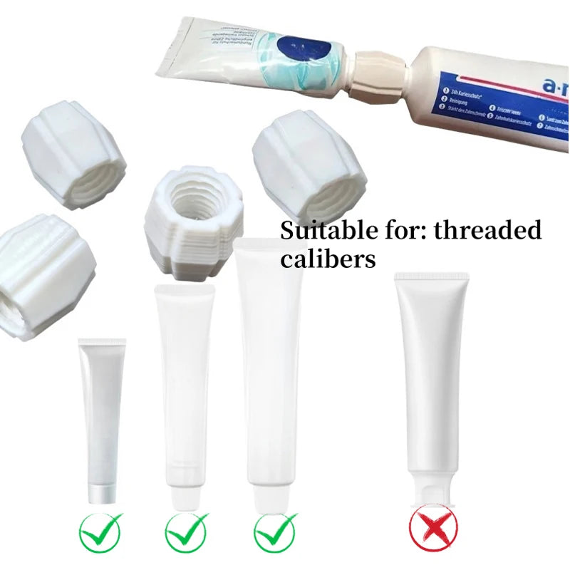 Toothpaste Squeezer Adapter No-spill Tube Roller Travel Home Bathroom