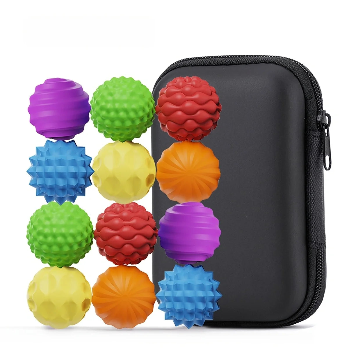Silicone Magnetic Fidget Balls Set – 6 or 12 Pcs Sensory Toy