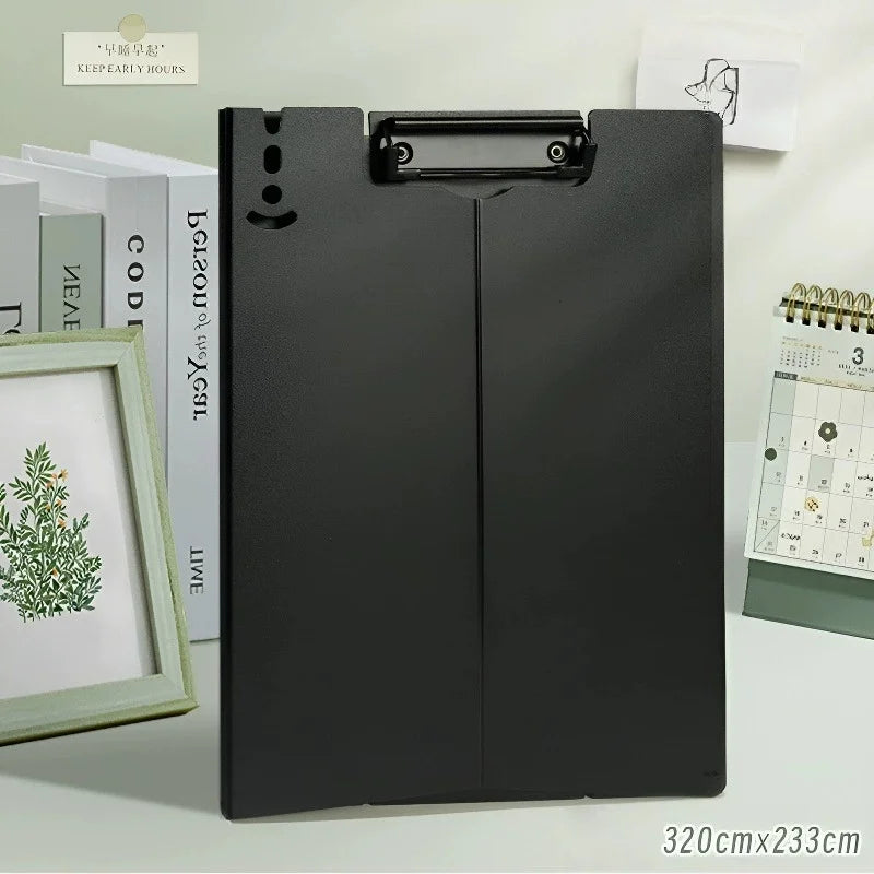 Foldable Plastic Clipboard with Storage Folder | A3 & A4