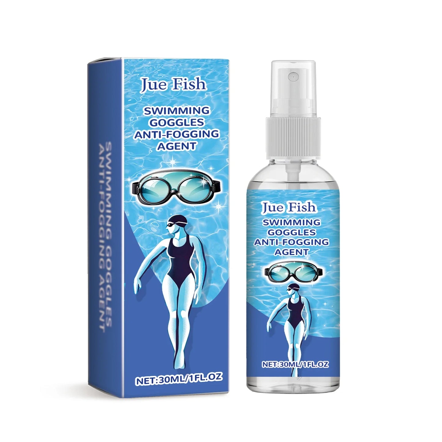 Anti-Fog Spray for Goggles & Glasses – 30ml Lens Solution