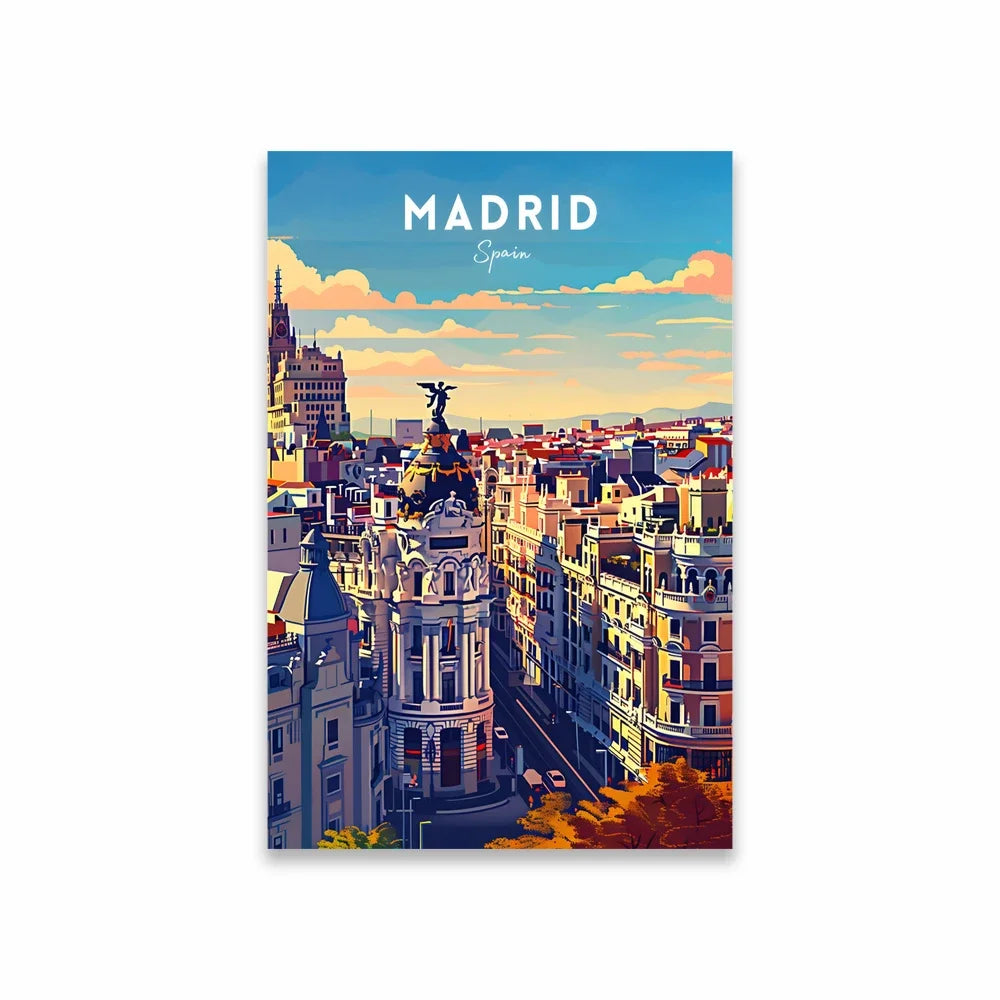 Elétricos de Lisboa Canvas Wall Art Vibrant Nature Landscape & Cityscape Poster, Modern Home Decor for Living Room Peaceful Pleasures Health and Wellness