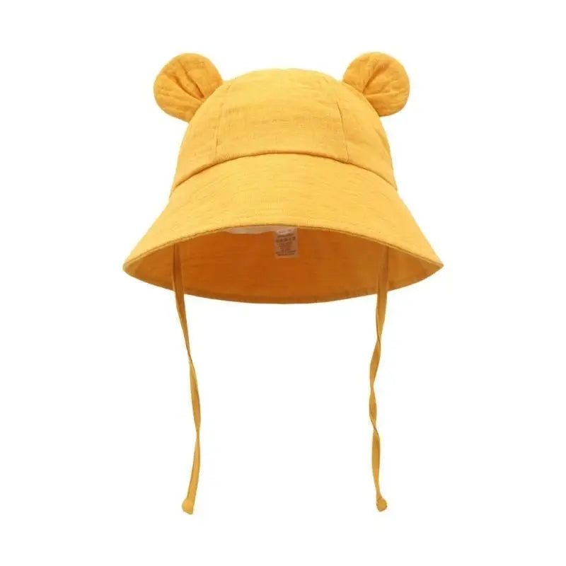 Baby Cotton Bucket Sun Hat | Unisex Infant Toddler 0–3Y
