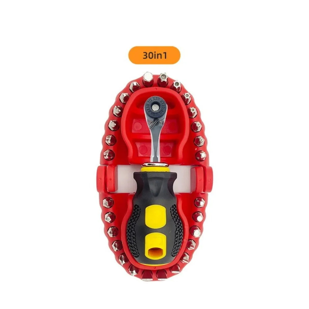 28-Pc Magnetic CR-V Ratchet Screwdriver Set | DIY & Pro Use