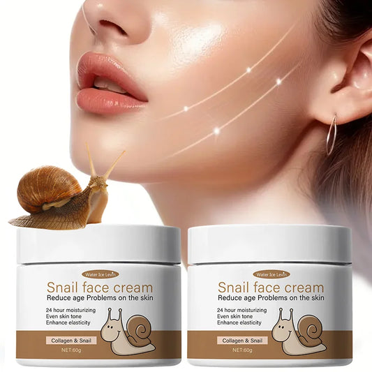 Snail Face Cream with Collagen & Retinol | 24H Moisturizer Face Moisturizer Cream Peaceful Pleasures Health and Wellness