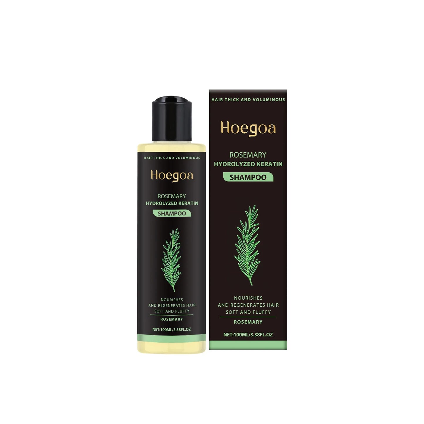 HOEGOA Rosemary Shampoo | Hair Growth, Anti-Dandruff & Thickening