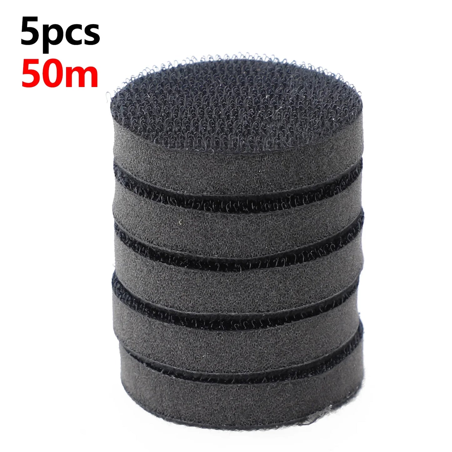 5-Pack Hook & Loop Sponge Interface Buffer Pads 50mm & 75mm
