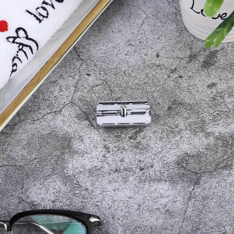 YAQI Zinc Alloy Version Telstar Men Safety Razor Head Peaceful Pleasures Health and Wellness