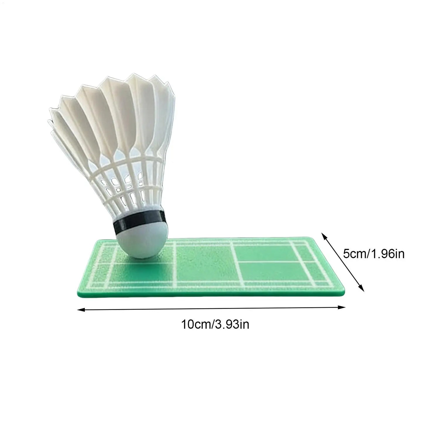 Badminton Shuttlecock Car Dashboard Ornament | Rotating Decor