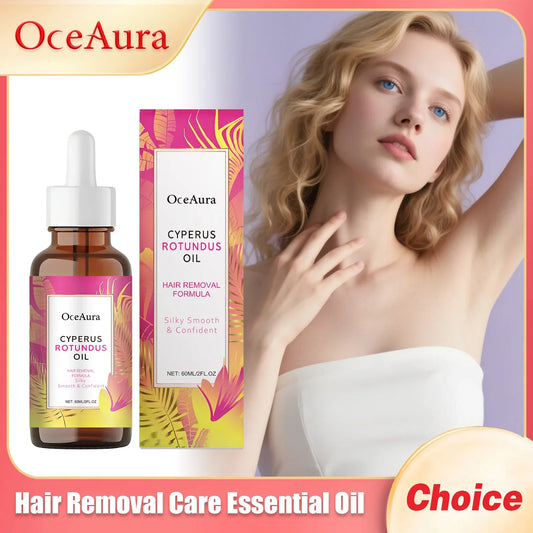 OceAura After Hair Removal Essential Oil – 60ml Moisturizing Oil Hair Removal Aftercare Oil Oasis Select