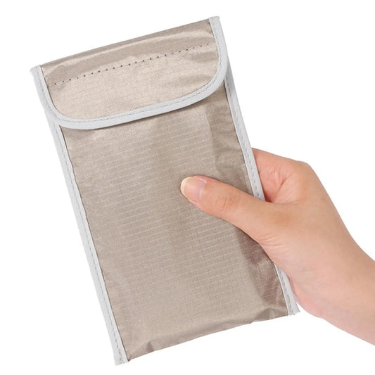 Faraday Bag for Phone up to 6.5", Signal Blocking Pouch with GPS RFID Shielding, Anti-Tracking Security Case Peaceful Pleasures Health and Wellness