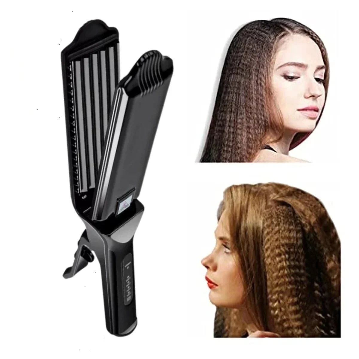 Hair Crimper Iron For Fluffy Hairstyle Curling Iron Professional Corrugation Crimper Hair Irons Hair Waver Volumizing Crimper Peaceful Pleasures Health and Wellness With BOX United States AU