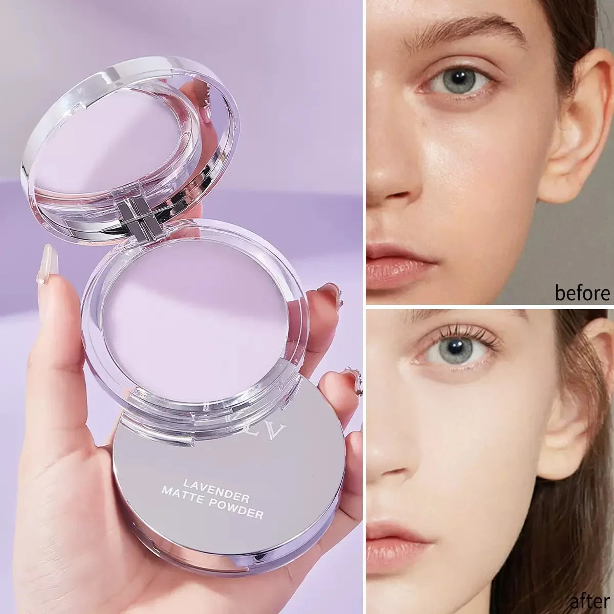 SAKSRAAR Violet Cream-to-Powder Contouring Powder All Skin