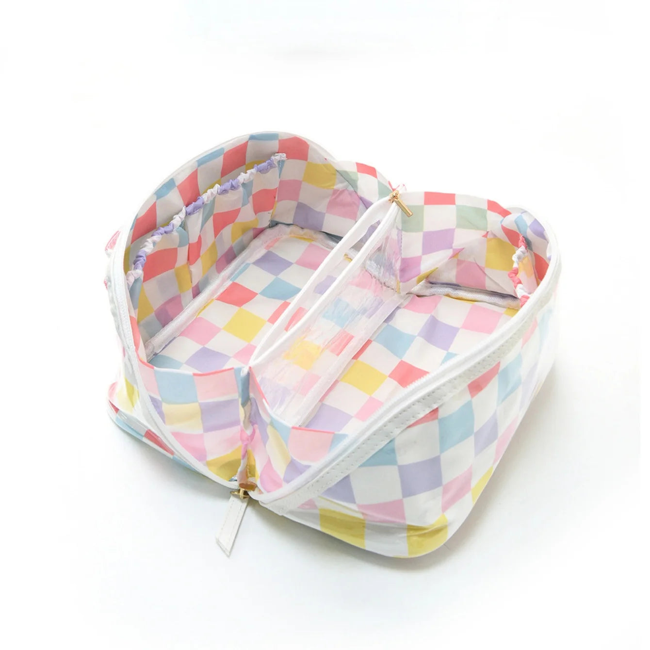 Travel Makeup Pouch – Zipper Toiletry & Cosmetic Organizer