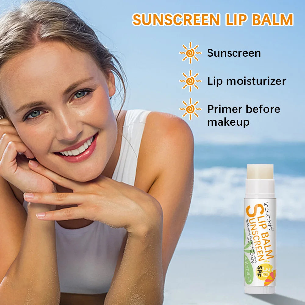 New Sunscreen Lip Balm SPF30 Hydrating Lip Sunblock For Protects Travel Size Sunscreen For Lips Soothes And Moisturizes Lips Sun Peaceful Pleasures Health and Wellness