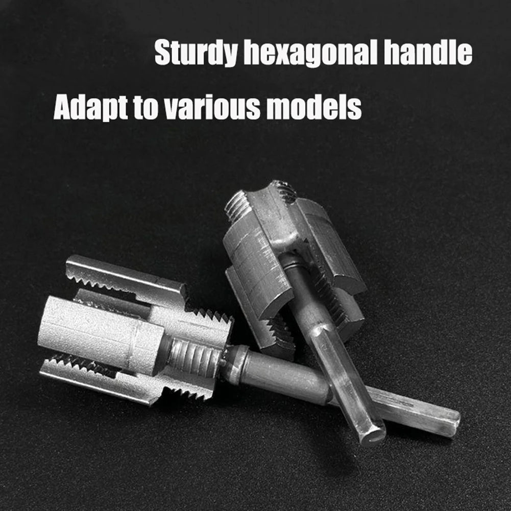 Integrated Internal & External Pipe Threading Tool PVC Pipe Thread Cutting Tool DN15 DN20 Pipe Threading Tool for Thread Cutting Peaceful Pleasures Health and Wellness