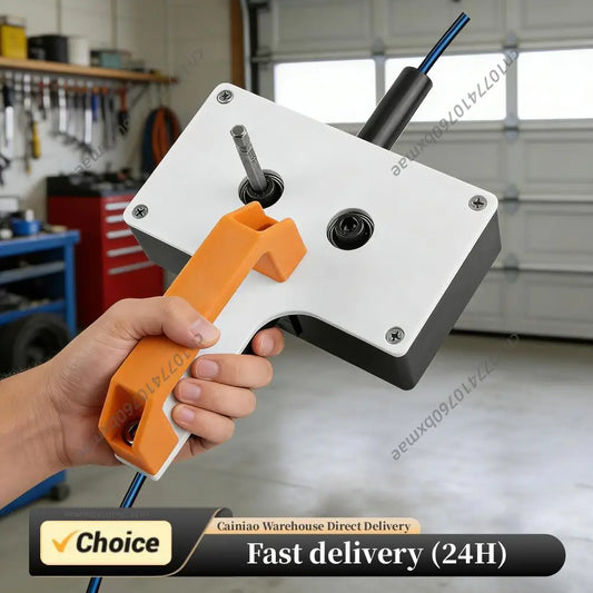 Wire Puller for Conduit Wiring Cable Pulling Tools 0.3inch Max Cables Cable Puller for Residential Commercial Industrial Use Peaceful Pleasures Health and Wellness