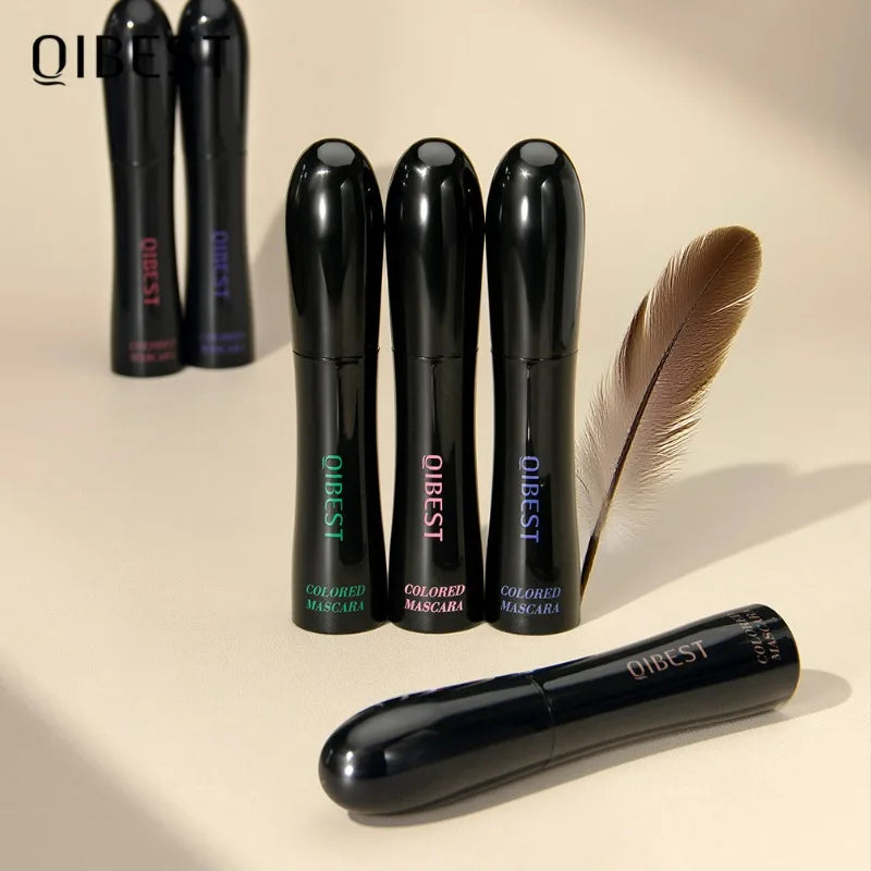 6-Color Waterproof Mascara – Volumizing, Lengthening, Smudge-Proof