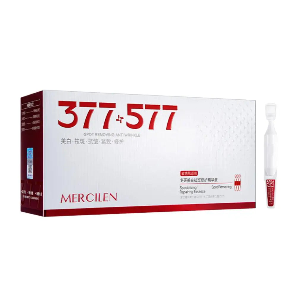 377 577 VC Remove Acne Repair Essence For Sensitive Skin Anti-wrinkle Firm Specializing Whiten Brighten Second Throw Serum Set Peaceful Pleasures Health and Wellness 30pcs 1.5ml