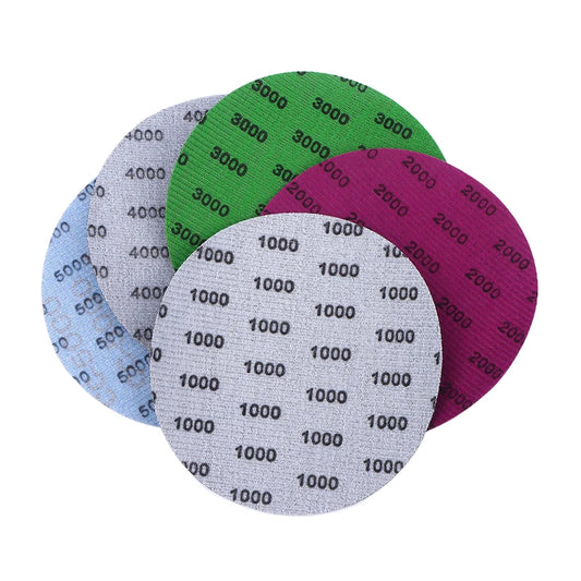 15/25Pcs 5 Inch 1000/2000/3000/4000/5000 Grit Sandpaper Discs Dry Wet Grinding Sanding Discs Polishing Tools DIY For Metal Wood Peaceful Pleasures Health and Wellness