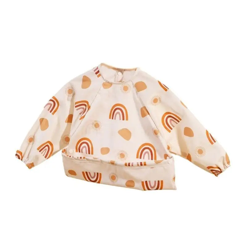 Long Sleeve Baby Weaning Bib | Toddler Coverall Feeding Apron