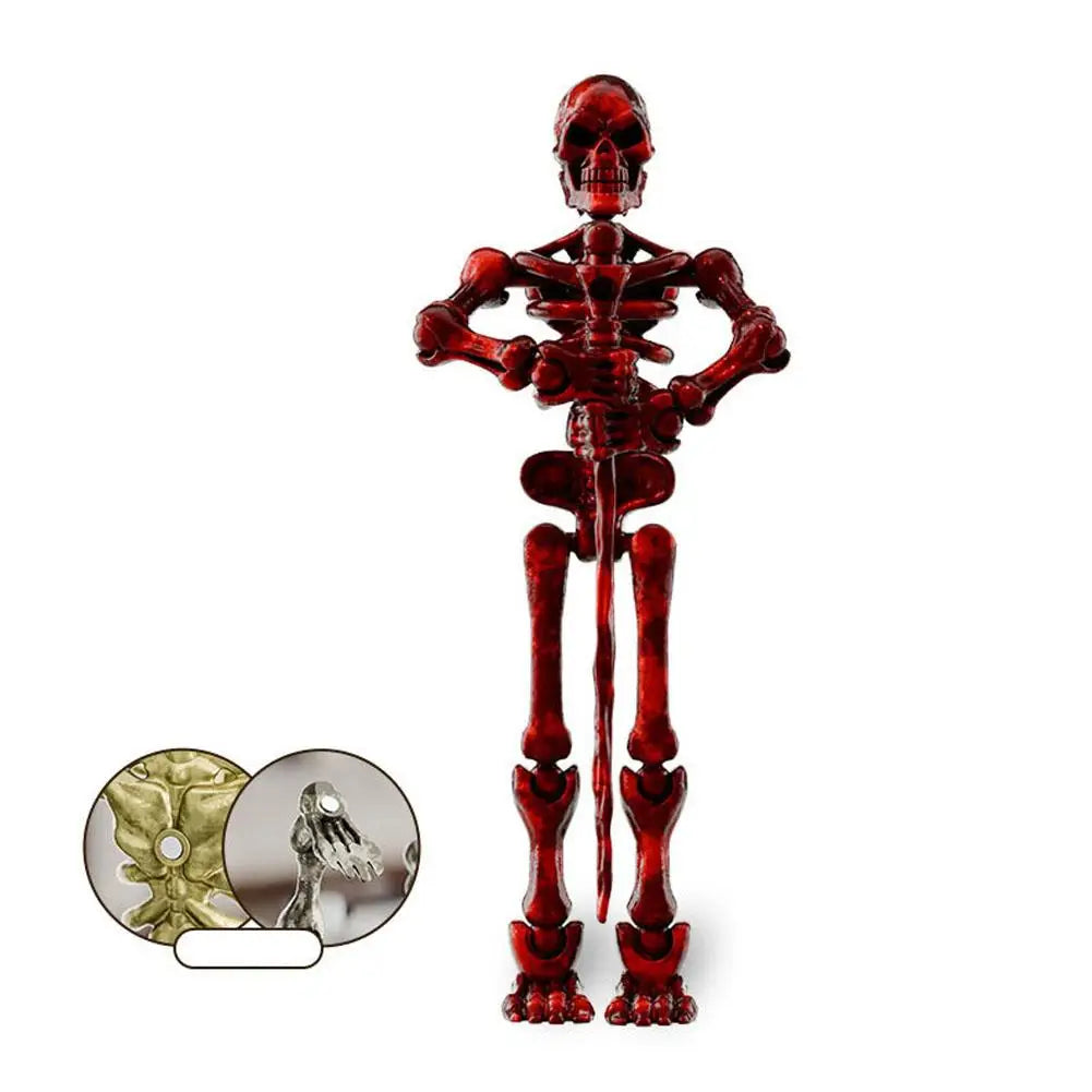 Mini Medieval Skeleton Figurines for Halloween Decor Peaceful Pleasures Health and Wellness F