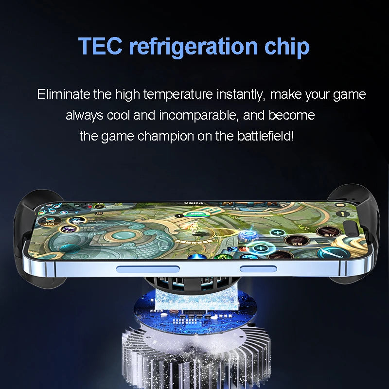 Cooling Fan For Mobile Phone Radiator Portable Cooler Gamer For Cell Phone Cooler Fan Smartphone Cooler Cell Cooling Plate Mini Peaceful Pleasures Health and Wellness