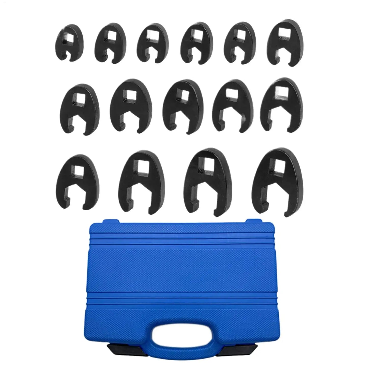 15-Piece Metric Crowfoot Wrench Set 8mm–32mm | Flare Nut Kit