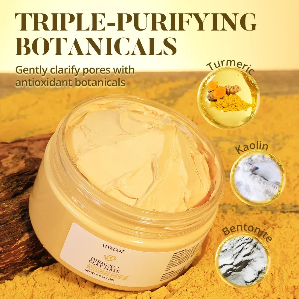 Turmeric Clay Mask – Deep Cleansing & Pore Refining Peaceful Pleasures Health and Wellness