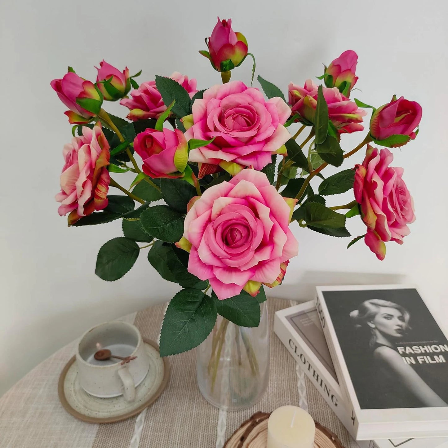 Artificial Silk Rose Bouquet – Wedding & Home Decor
