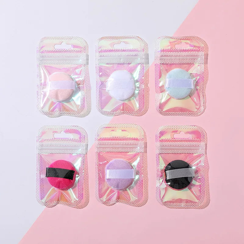 Crystal Velvet Finger Puff Set for Foundation & Eye Shadow 3/4/6Pcs