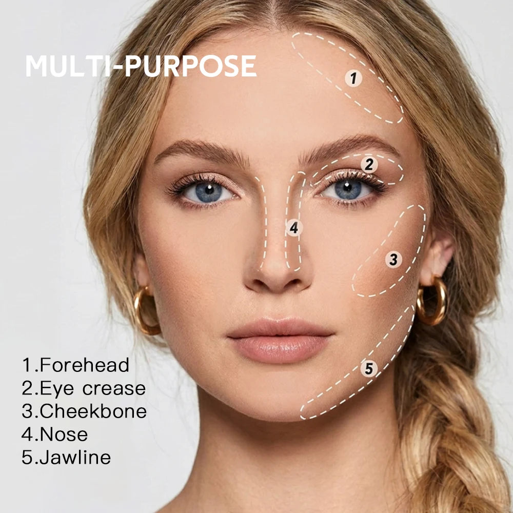 Long Lasting Compact Powder Waterproof Sweatproof Soft Matte Oil Control Setting Powder Face Makeup Cosmetic Peaceful Pleasures Health and Wellness