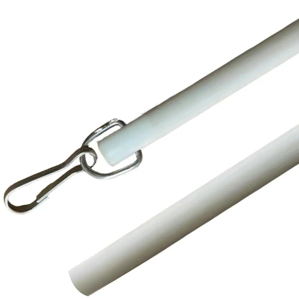 Invisible Curtain Hook & Pull Wand Extendable Telescopic Rod for Opening Blinds & Reaching High Places, Home Organization Tool Peaceful Pleasures Health and Wellness White