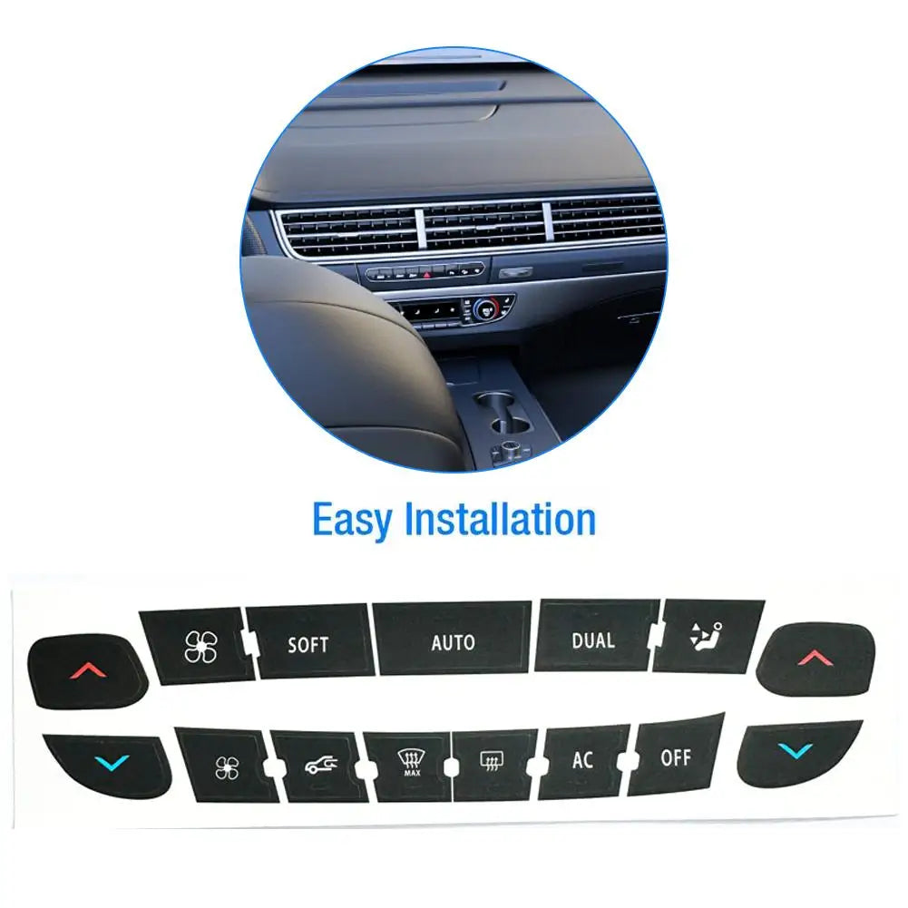 1 set Air Conditioning Control Panel Button Repair Sticker for Renault Megane/ Master/ Scen Peaceful Pleasures Health and Wellness